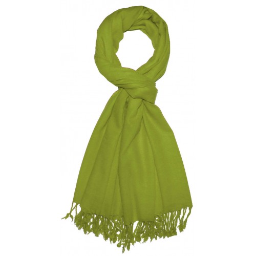 Lorenzo Cana Cashmere + Wool Mens Scarf Spring Green Monochrome LORENZO CANA