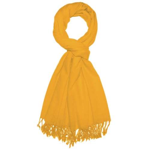 Lorenzo Cana Cashmere + Wool Mens Scarf Yellow Monochrome LORENZO CANA