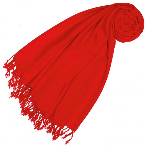lorenzo cana Cashmere + wool scarf red monochrome LORENZO CANA
