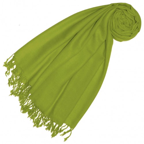 lorenzo cana Cashmere + wool scarf spring green monochrome LORENZO CANA