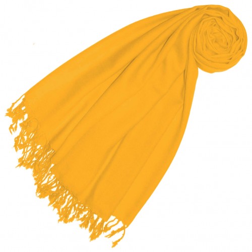 lorenzo cana Cashmere + wool scarf yellow monochrome LORENZO CANA