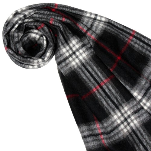 lorenzo cana Ladies Shawl Wool Cashmere Black White Red LORENZO CANA