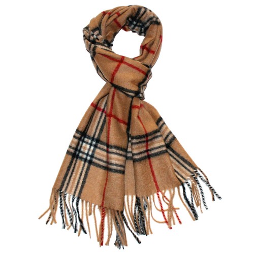 Lorenzo Cana Ladies Shawl Wool Cashmere Comfy Brown Black LORENZO CANA