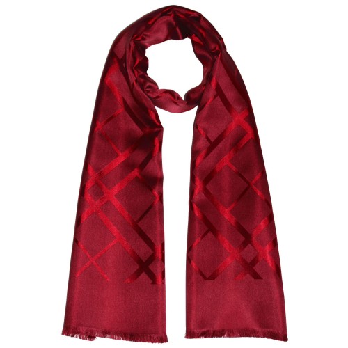Lorenzo Cana Lady Scarf Silk Noble In Red LORENZO CANA