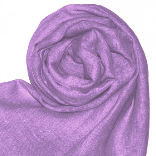 Lorenzo Cana Linen Mens Scarf Plain Lilac LORENZO CANA