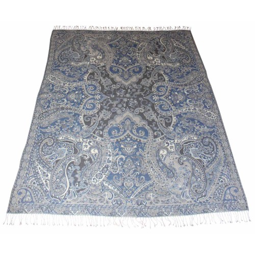Lorenzo Cana Blanket Grey Dove Blue LORENZO CANA