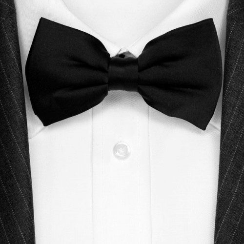 lorenzo cana Bow Tie Silk Black LORENZO CANA