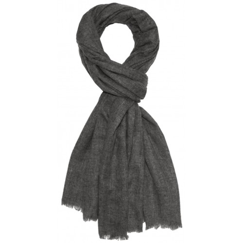 Lorenzo Cana Gray Wool Mens Scarf Yak LORENZO CANA