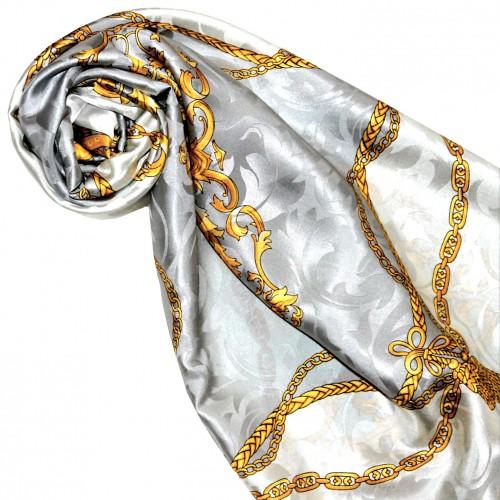 Lorenzo Cana Luxury Silk Scarf Gray LORENZO CANA