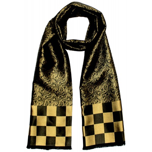 Lorenzo Cana Men's Golden Silk Scarf LORENZO CANAS