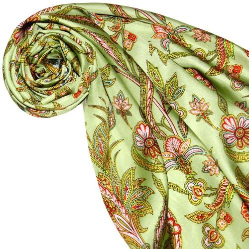 Lorenzo Cana Silk Cloth Green Paisely LORENZO CANA