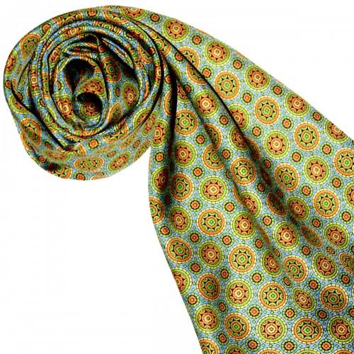 Lorenzo Cana Silk Scarf Green Dots LORENZO CANA