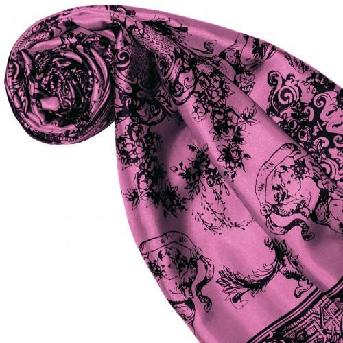 Lorenzo Cana Silk Scarf Pink Floral LORENZO CANA