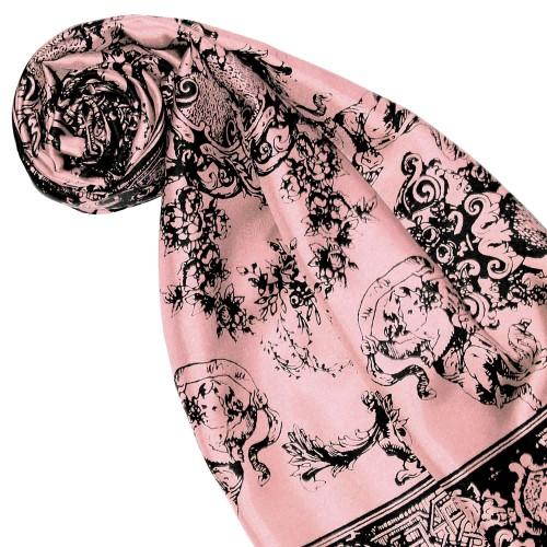 Lorenzo Cana Silk Scarf Pink Floral LORENZO CANA