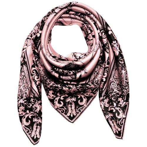 Lorenzo Cana Silk Scarf Pink Floral LORENZO CANA