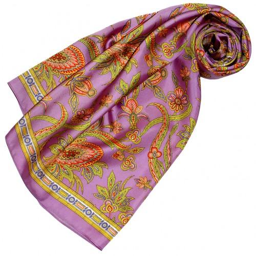 lorenzo cana Silk scarf pink Paisely LORENZO CANA