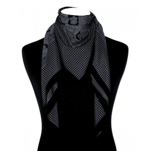 Lorenzo Cana Men's Scarf Silk Cotton Paisley Grey LORENZO CANA