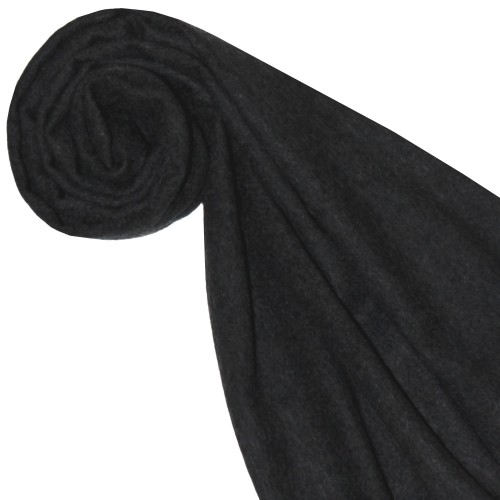 Lorenzo Cana Men's Shawl Pure Cashmere Anthracite Black LORENZO CANA