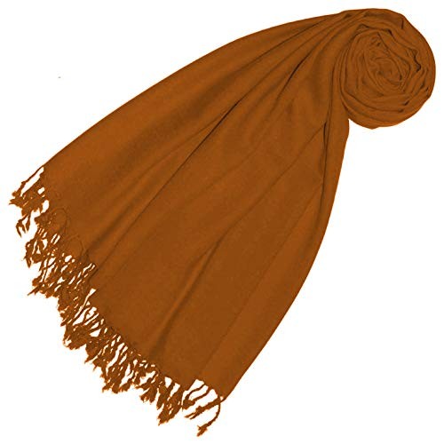 lorenzo cana Mens Scarf Cashmere Merino Wool ochre LORENZO CANA