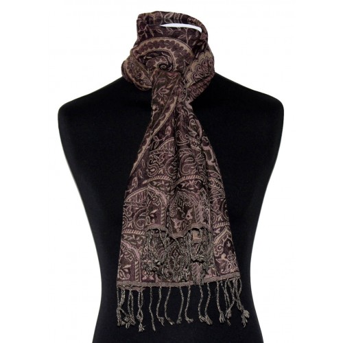 Lorenzo Cana Mens Scarf Wool Pink Black Ecru LORENZO CANA