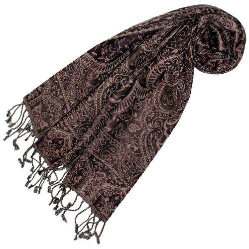 lorenzo cana mens scarf Wool Pink Black Ecru LORENZO CANA