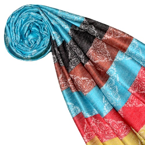 Lorenzo Cana Modal Scarf Colorful Stripes LORENZO CANA