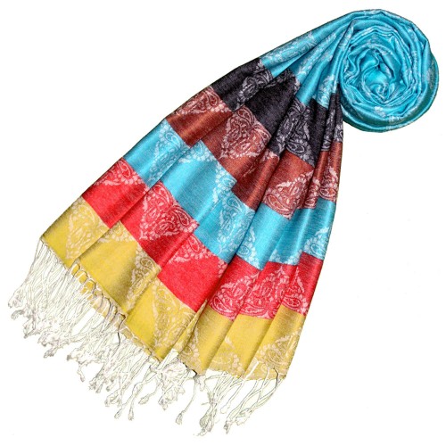 lorenzo cana Modal scarf Colorful stripes LORENZO CANA