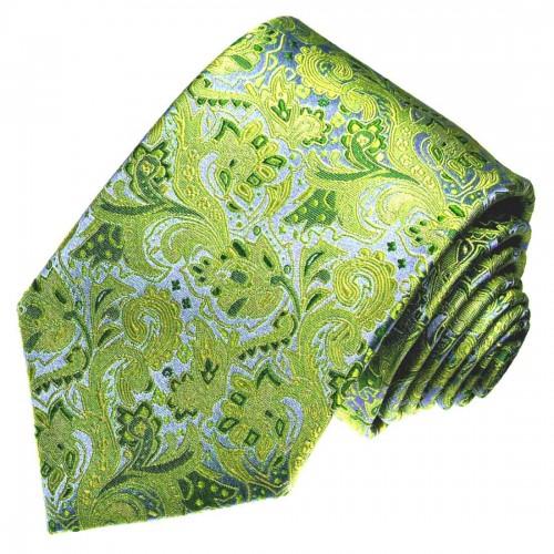 lorenzo cana Neck tie floral light green LORENZO CANA