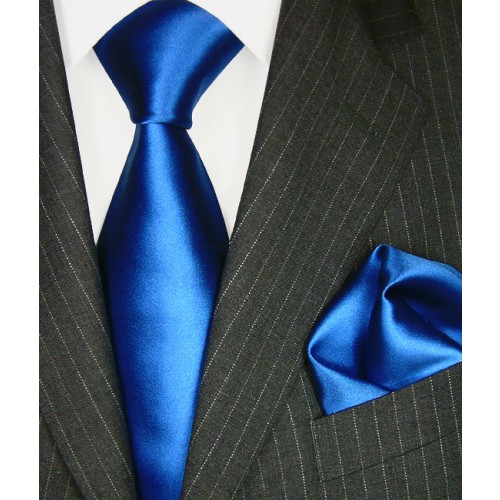 lorenzo cana Neck Tie Set 100% Silk Paisley Dark Blue LORENZO CANA