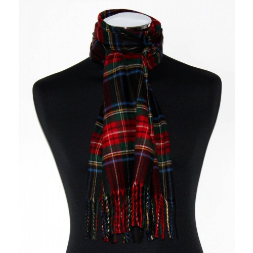 Lorenzo Cana Polyacrylic Scarf Checked Red Green Blue LORENZO CANA