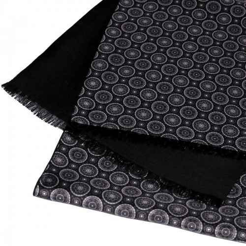 Lorenzo Cana Reversible Scarf For Men Black LORENZO CANA