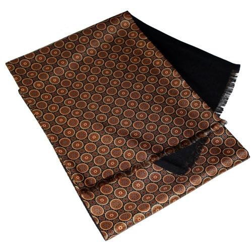 lorenzo cana Reversible scarf for men brown LORENZO CANA