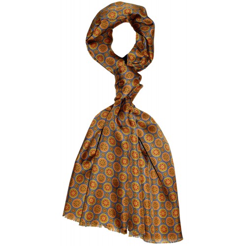 Lorenzo Cana Reversible Scarf For Men Gold LORENZO CANA