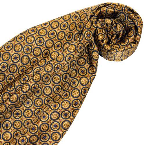 Lorenzo Cana Reversible Scarf Silk + Wool For Women Gold LORENZO CANA