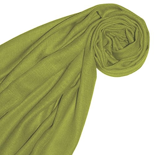 Lorenzo Cana Scarf Cashmere Merino Wool Green LORENZO CANA