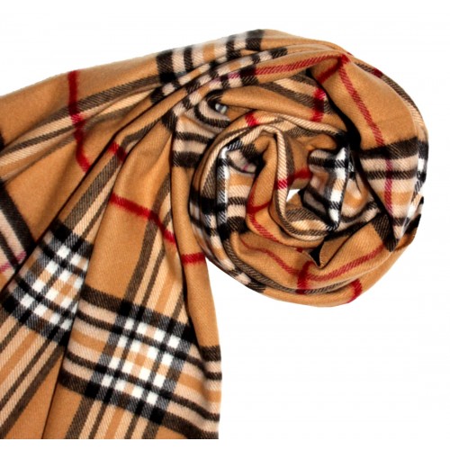 lorenzo cana Scarf For Men Comfortable Brown Black LORENZO CANA