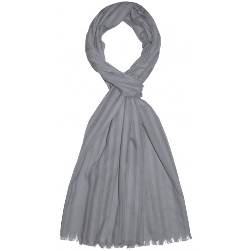 Lorenzo Cana Scarf For Men Gray Cotton LORENZO CANA