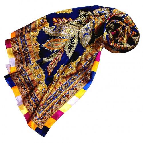 Lorenzo Cana Scarf For Men Multicoloured Silk Floral LORENZO CANA