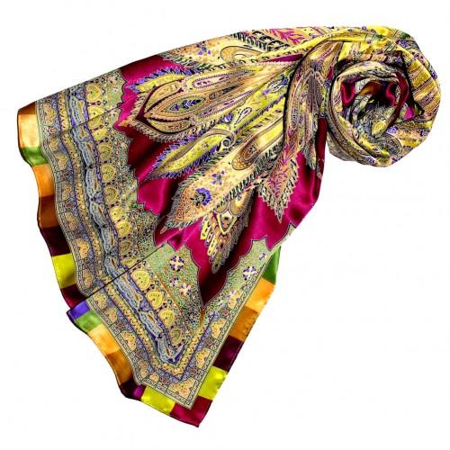 Lorenzo Cana Scarf For Men Multicoloured Silk Floral LORENZO CANA
