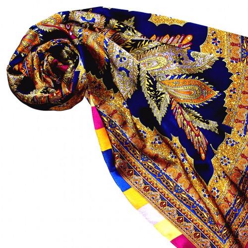 lorenzo cana Scarf for men multicoloured silk Floral LORENZO CANA