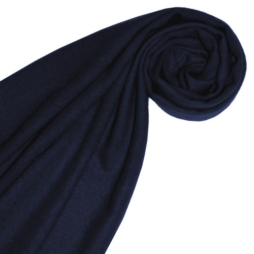 Lorenzo Cana Scarf For Men Navy Blue Alpaca Wool LORENZO CANA