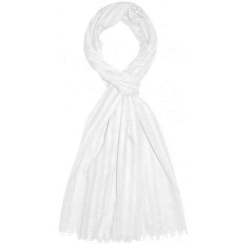 Lorenzo Cana Scarf For Men White Cotton LORENZO CANA