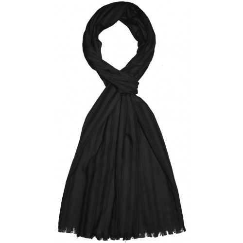 Lorenzo Cana Scarf For Women Black Cotton LORENZO CANA