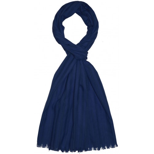 Lorenzo Cana Scarf For Women Blue Cotton LORENZO CANA