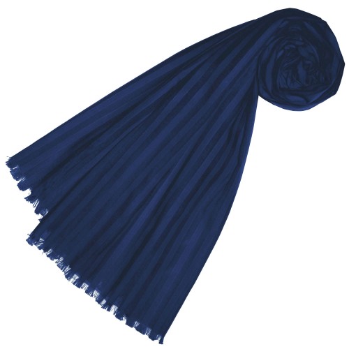 lorenzo cana Scarf for women Blue cotton LORENZO CANA