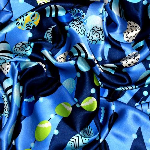 lorenzo cana Scarf for Women blue dark blue green silk floral LORENZO CANA lorenzo cana Scarf for Women blue dark blue green silk floral LORENZO CANA