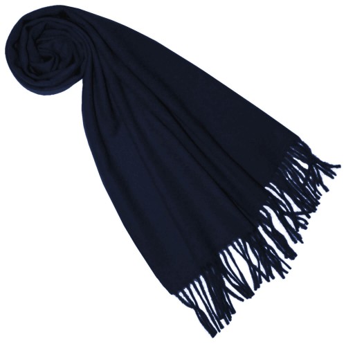 lorenzo cana Scarf for women Navy Blue Alpaca Wool LORENZO CANA