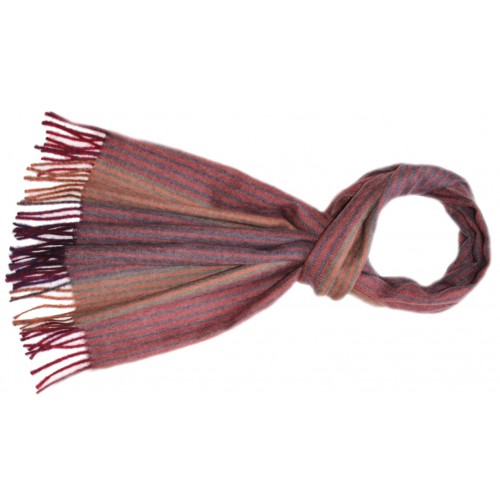 Lorenzo Cana Scarf For Women Pink Orange Alpaca Wool LORENZO CANA