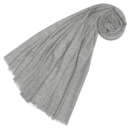 lorenzo cana Scarf Wool Yak Light gray LORENZO CANA