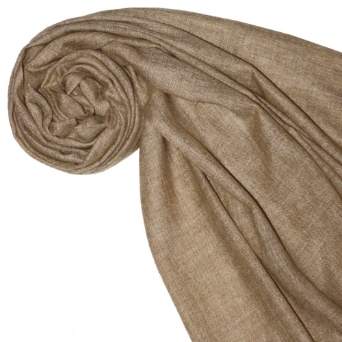 lorenzo cana Shawl 100% Cashmere Unicolored Brown For Men LORENZO CANA